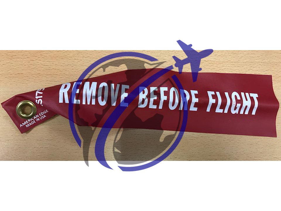 REMOVE BEFORE FLIGHT STREAMER 12 Long x 3 Wide NAS1756-12 US